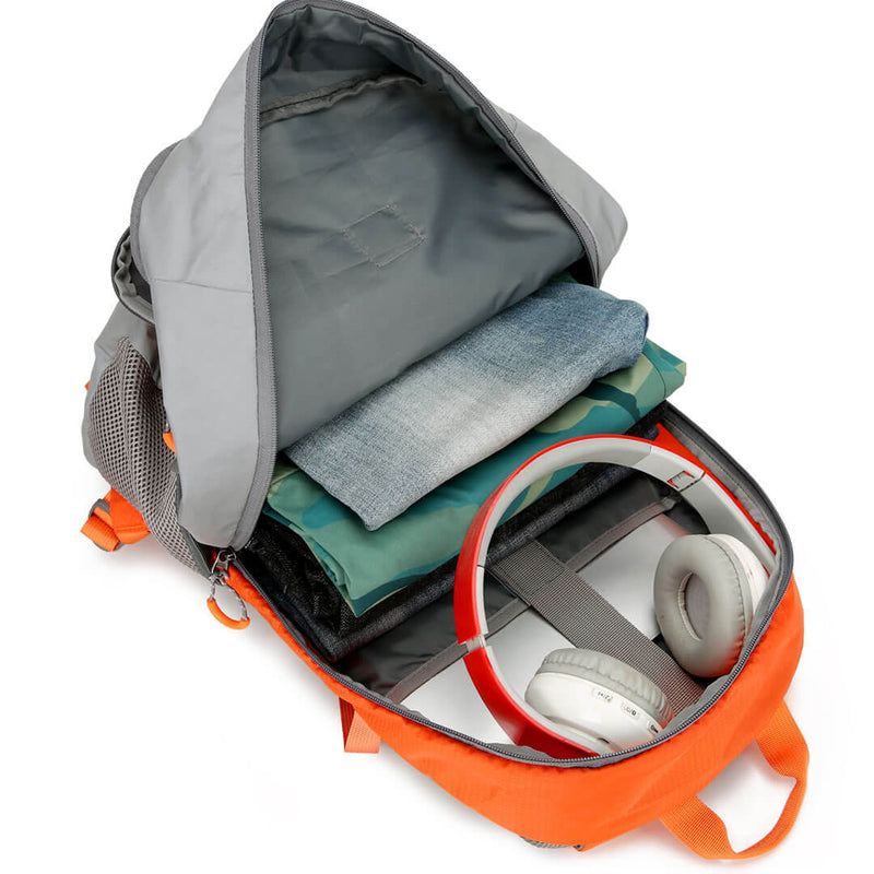 Load image into Gallery viewer, High Visibility Orange Reflective Commuter Bike Backpack |Riderbag Reflektor35
