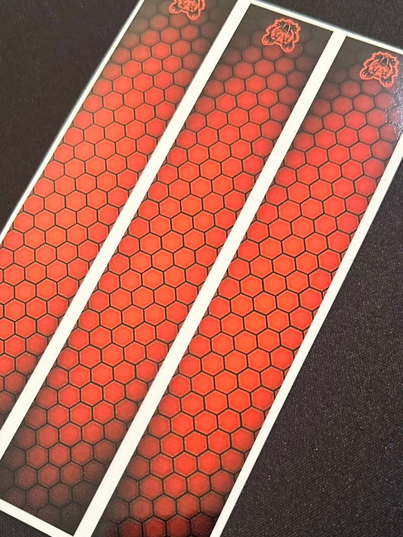 Load image into Gallery viewer, Black Drop Shadow Honeycomb Arrow Wraps

