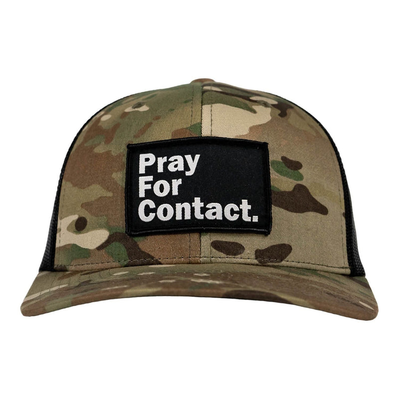 Load image into Gallery viewer, PRAY FOR CONTACT Patch Snapback HAT
