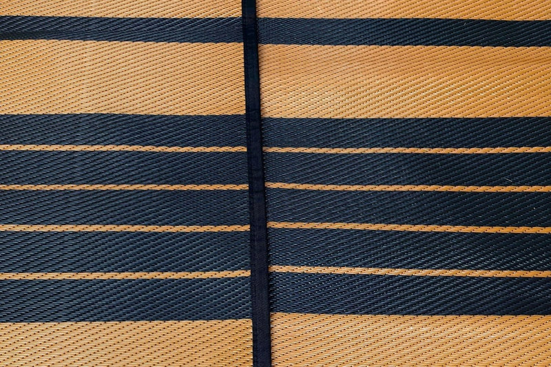 Load image into Gallery viewer, Striped Bell Tent Floor Matting Cover | 16' (5M)
