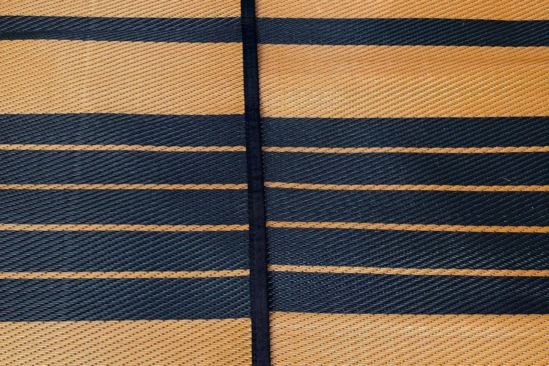 Load image into Gallery viewer, Striped Bell Tent Floor Matting Cover | 20' (6M) Size
