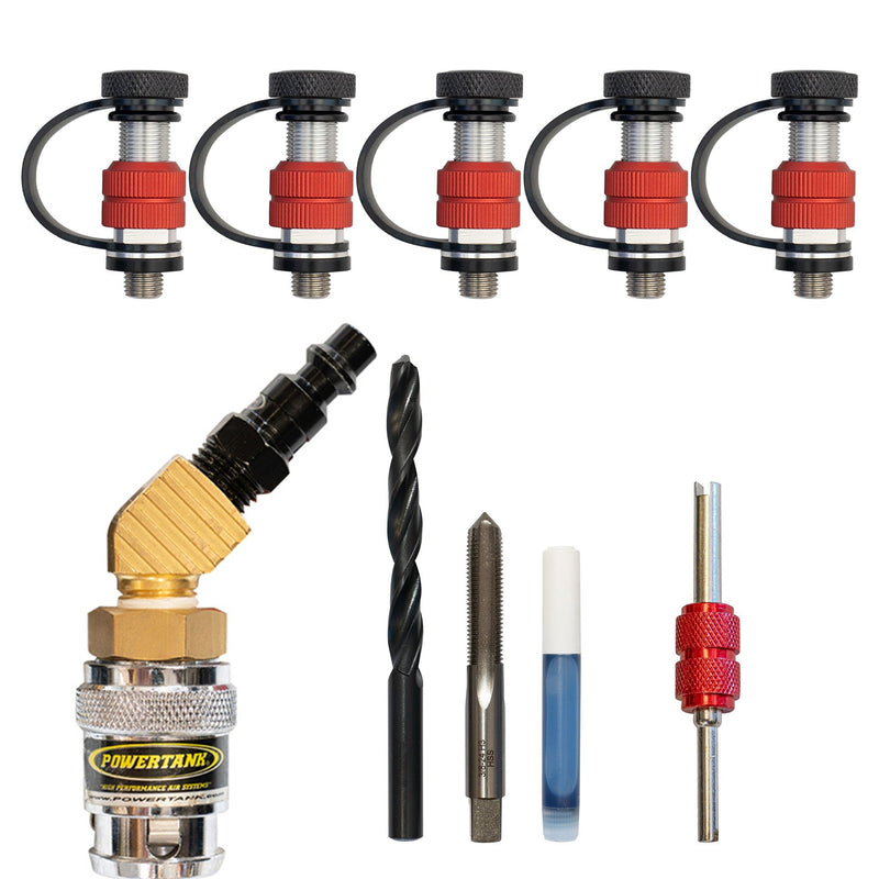 Load image into Gallery viewer, Monster Valve™ Tap3 (3/8-24) 5 pack with Install tools
