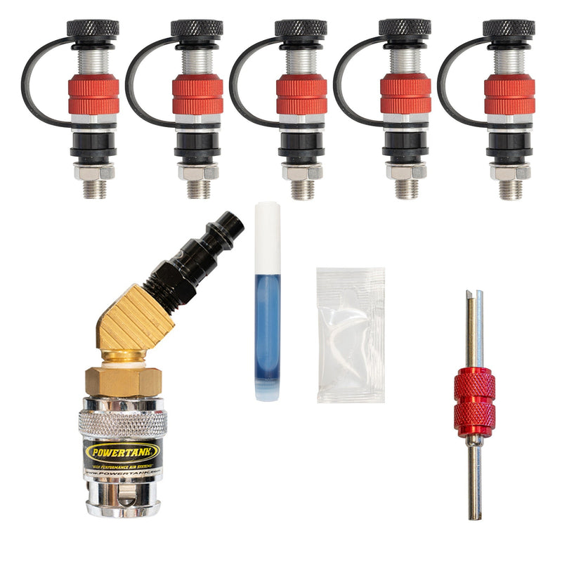 Load image into Gallery viewer, Monster Valve™ Flat2 - Dual Valve stem wheels - 5 pack with Install tools
