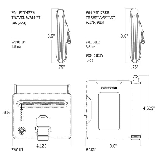 P01 Pioneer™ Travel Wallet