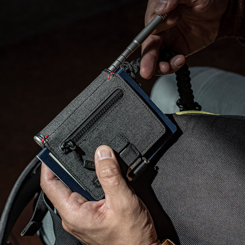 Load image into Gallery viewer, P01 Pioneer™ Travel Wallet with Pen &amp; Notebook
