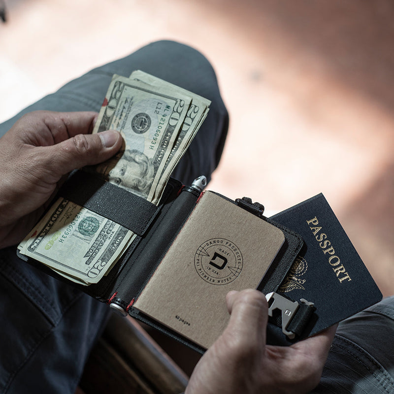 Load image into Gallery viewer, P01 Pioneer™ Travel Wallet with Pen &amp; Notebook
