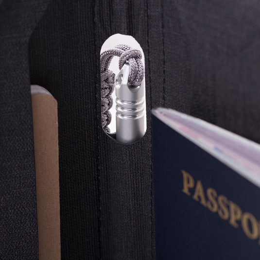 P02 Pioneer™ Travel Wallet with Pen & Notebook