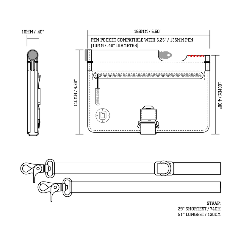 Load image into Gallery viewer, P02 Pioneer™ Travel Wallet with Pen &amp; Notebook
