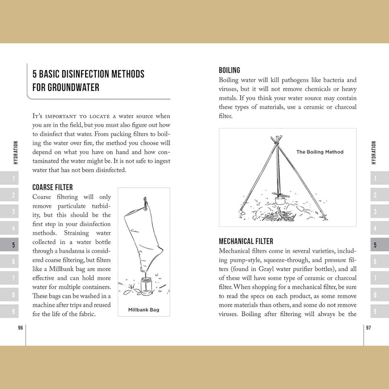 Load image into Gallery viewer, Bushcraft Essentials Field Guide: The Basics You Need to Pack, Know, and Do to Survive in the Wild

