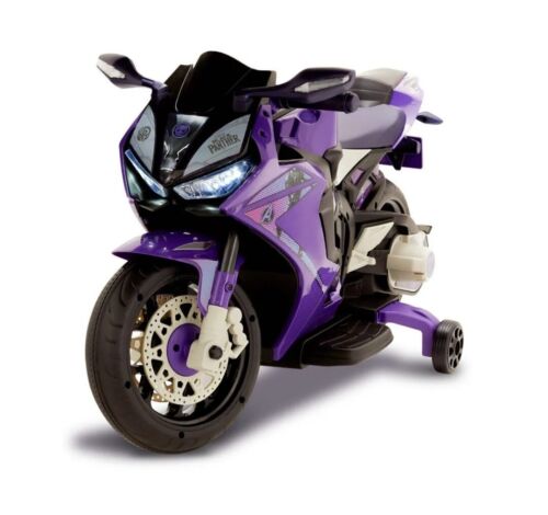 Panther Power Motorcycle Ride-On for Kids Ages 3+ Up to 65lbs