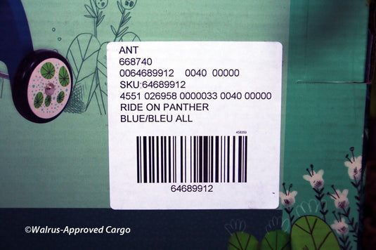 Panther Ride-On Toy - Perfect for Combining Fun and Motor Skills Development - Brand New in Box!