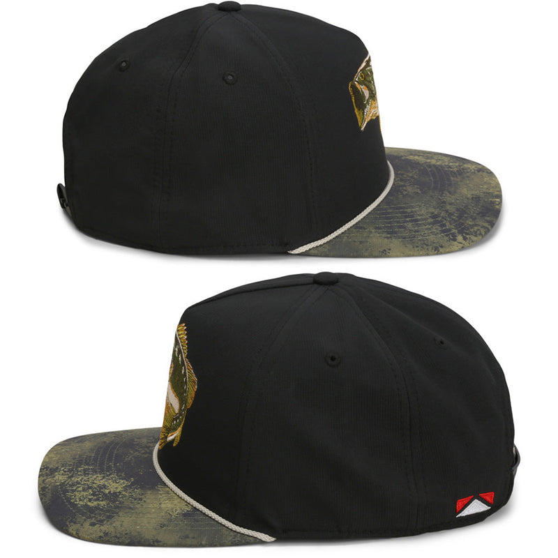 Load image into Gallery viewer, Largemouth Bass 5-Panel Trucker Rope Cap
