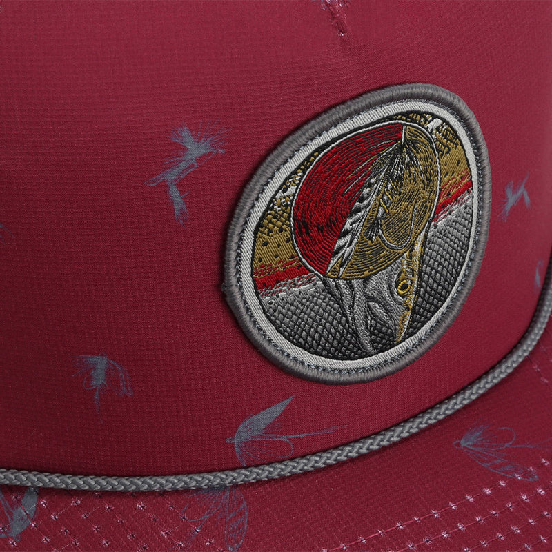 Load image into Gallery viewer, Dead Drift Fly Fishing Patch Rope Cap Fly Pattern
