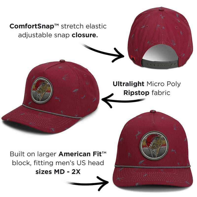 Load image into Gallery viewer, Dead Drift Fly Fishing Patch Rope Cap Fly Pattern
