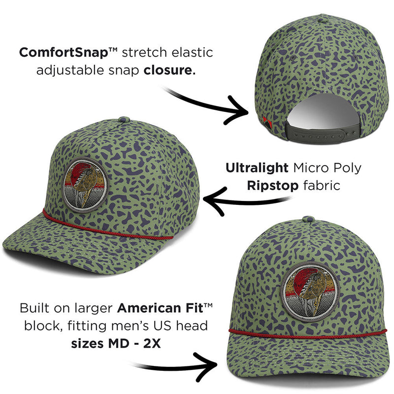 Load image into Gallery viewer, Dead Drift Fly Fishing Patch Trucker Hat Rope Cap
