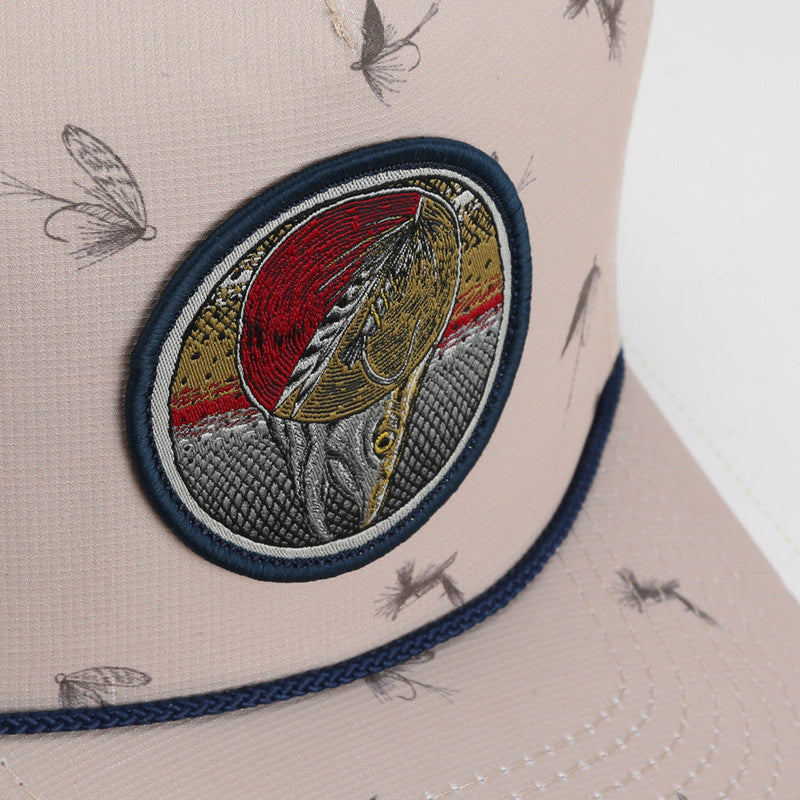 Load image into Gallery viewer, Dead Drift Fly Fishing Patch Rope Cap Fly Pattern
