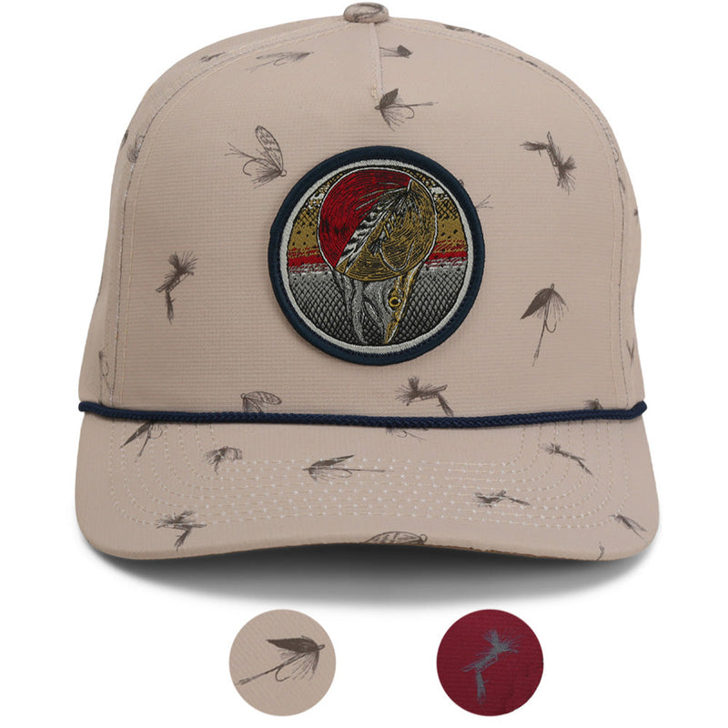 Load image into Gallery viewer, Dead Drift Fly Fishing Patch Rope Cap Fly Pattern
