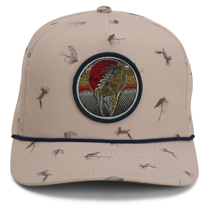 Load image into Gallery viewer, Dead Drift Fly Fishing Patch Rope Cap Fly Pattern
