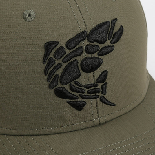 Rock Fish 3-D Puff Embroidery Performance RipStop Fishing Hat