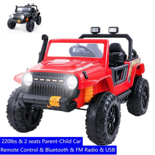 Load image into Gallery viewer, Bluetooth Ride-On Truck for Kids with Remote Control and LED Lights - Perfect for Parent-Child Bonding!
