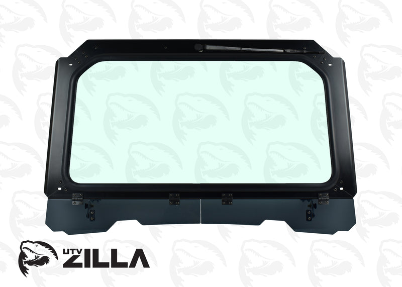 Load image into Gallery viewer, Black Vented Glass Windshield for RZR 900, 1000, Turbo with Wiper
