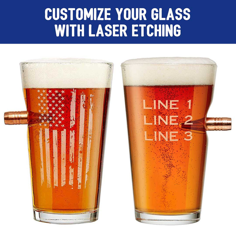 Load image into Gallery viewer, Patriotic Pint Glass - 16oz
