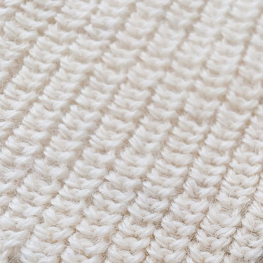 Textured Alpaca Beanie Hat