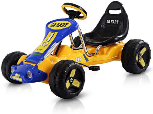 Pedal-Powered Go Kart for Boys & Girls - 4 Wheel Ride On Car for Endless Fun!