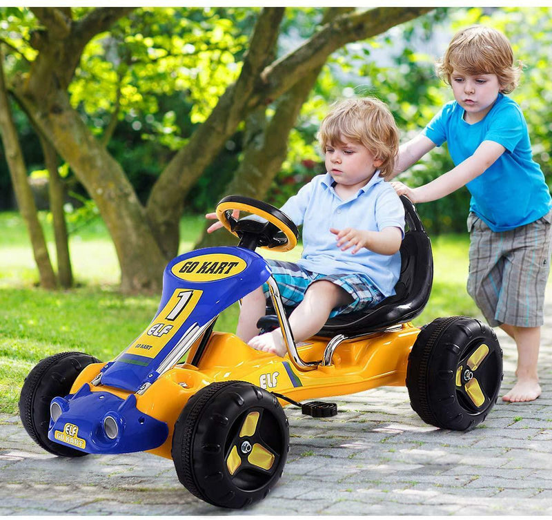 Load image into Gallery viewer, Pedal-Powered Go Kart for Boys &amp; Girls - 4 Wheel Ride On Car for Endless Fun!
