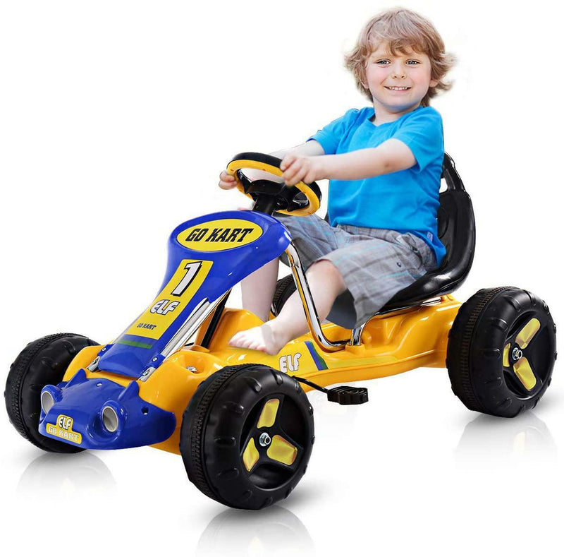 Load image into Gallery viewer, Pedal-Powered Go Kart for Boys &amp; Girls - 4 Wheel Ride On Car for Endless Fun!
