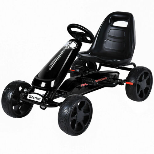 Load image into Gallery viewer, Pedal-Powered Go Kart for Kids - 4 Wheel Racer Stealth - Perfect Christmas Gift
