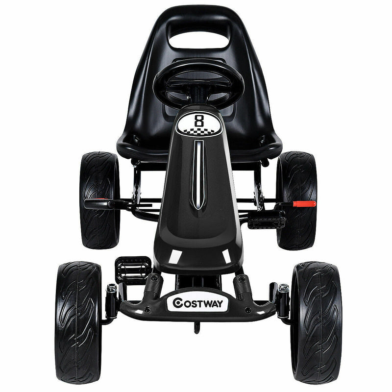 Load image into Gallery viewer, Pedal-Powered Go Kart for Kids - 4 Wheel Racer Stealth - Perfect Christmas Gift
