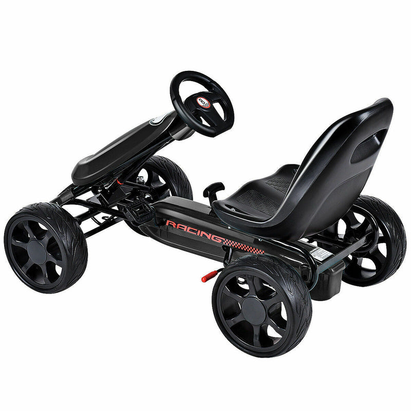 Load image into Gallery viewer, Pedal-Powered Go Kart for Kids - 4 Wheel Racer Stealth - Perfect Christmas Gift
