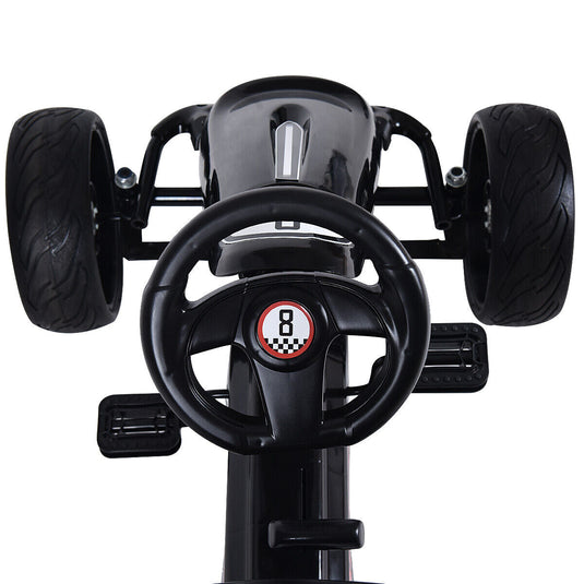 Pedal-Powered Go Kart for Kids with 4 Wheels - Perfect for Outdoor and Indoor Fun!