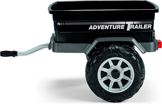Peg Perego Adventure Trailer Ride On, Black - The Ultimate Outdoor Companion