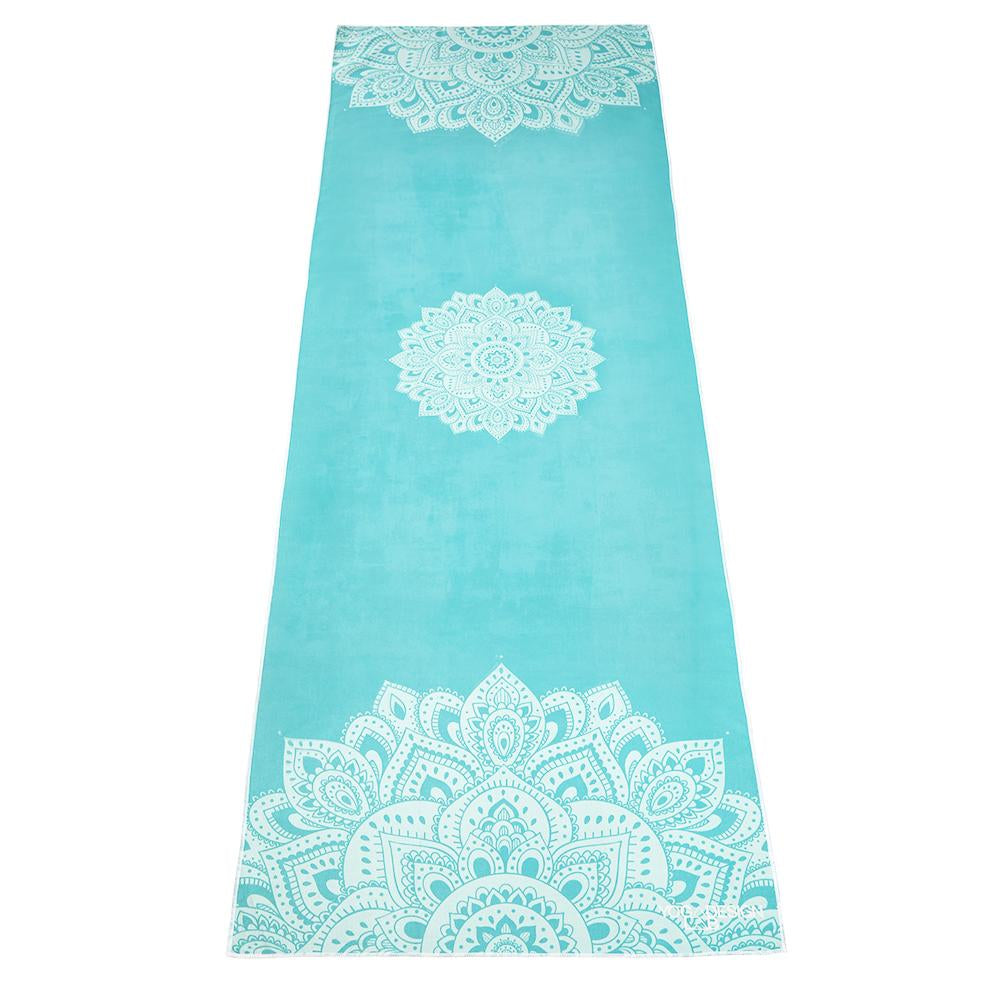 Yoga Mat Towel - Mandala Turquoise