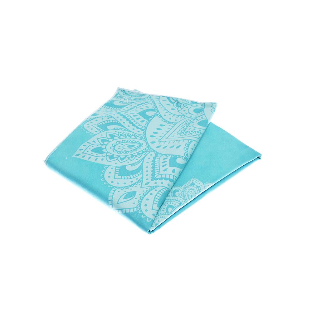 Yoga Mat Towel - Mandala Turquoise