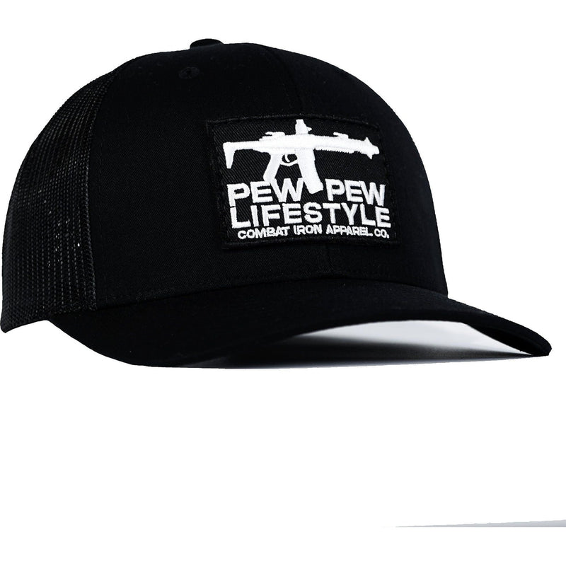Load image into Gallery viewer, Pew Pew Lifestyle Patch Mid-Profile Snapback Hat
