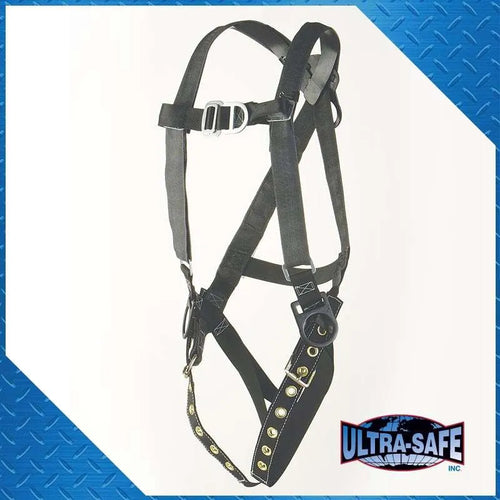 Climbing Type Pillow-Flex Harness w/ D-Ring on Center Back, Front, and Hips