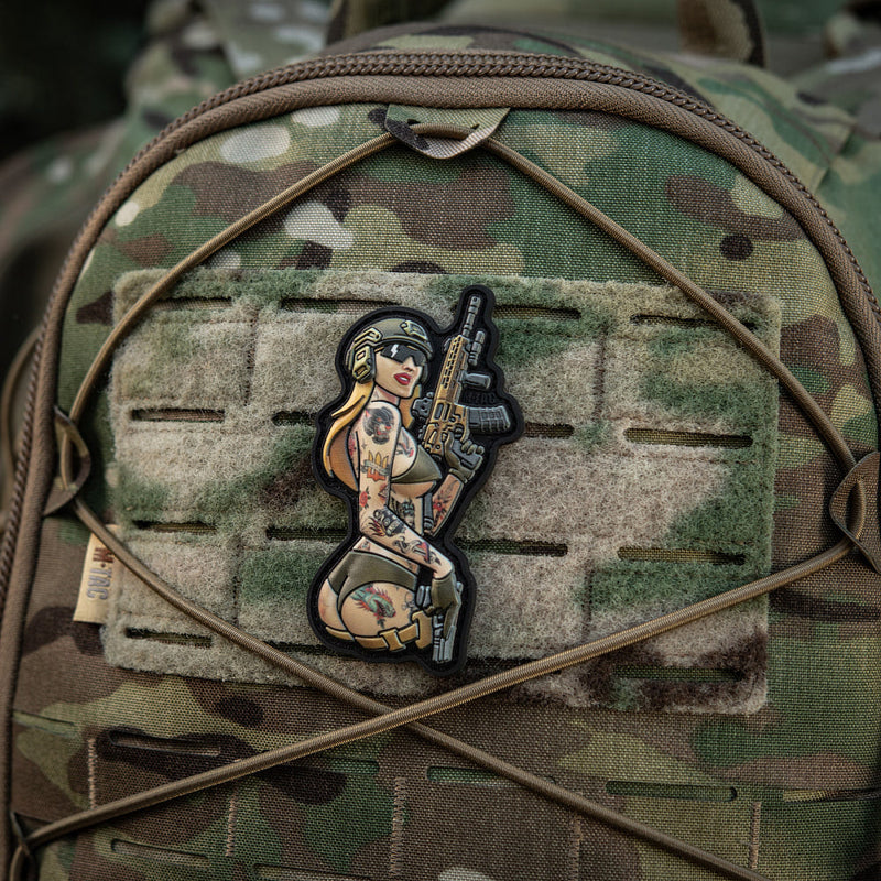 Load image into Gallery viewer, M-Tac Morale Patch Tactical Girl
