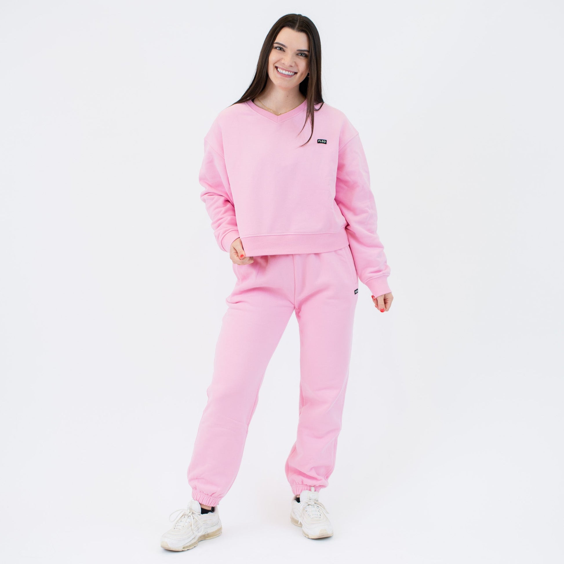 V Neck Crop Sweatshirt - Skoutley Outdoors LLC