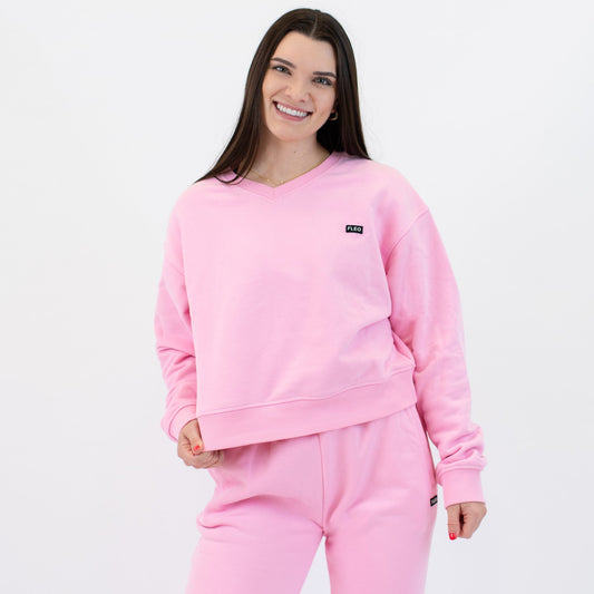 V Neck Crop Sweatshirt - Skoutley Outdoors LLC