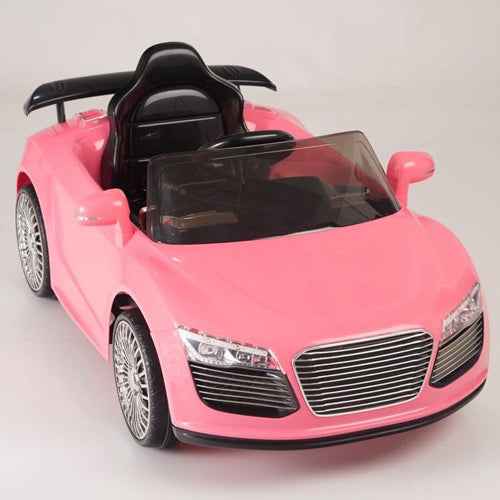 Load image into Gallery viewer, Audi Style Turbo Pink Ride On Roadster Style Electric Car For Children W/Magic Cars® Wireless Parental Control
