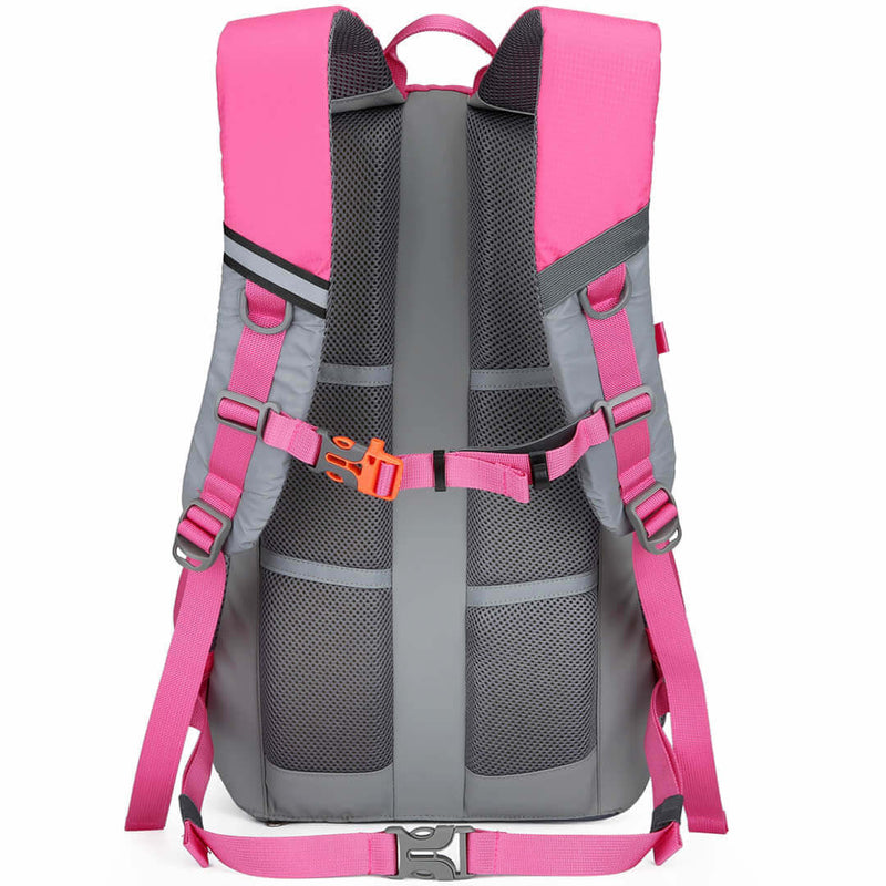 Load image into Gallery viewer, High Visibility Pink Reflective Commuter Bike Backpack |Riderbag Reflektor35

