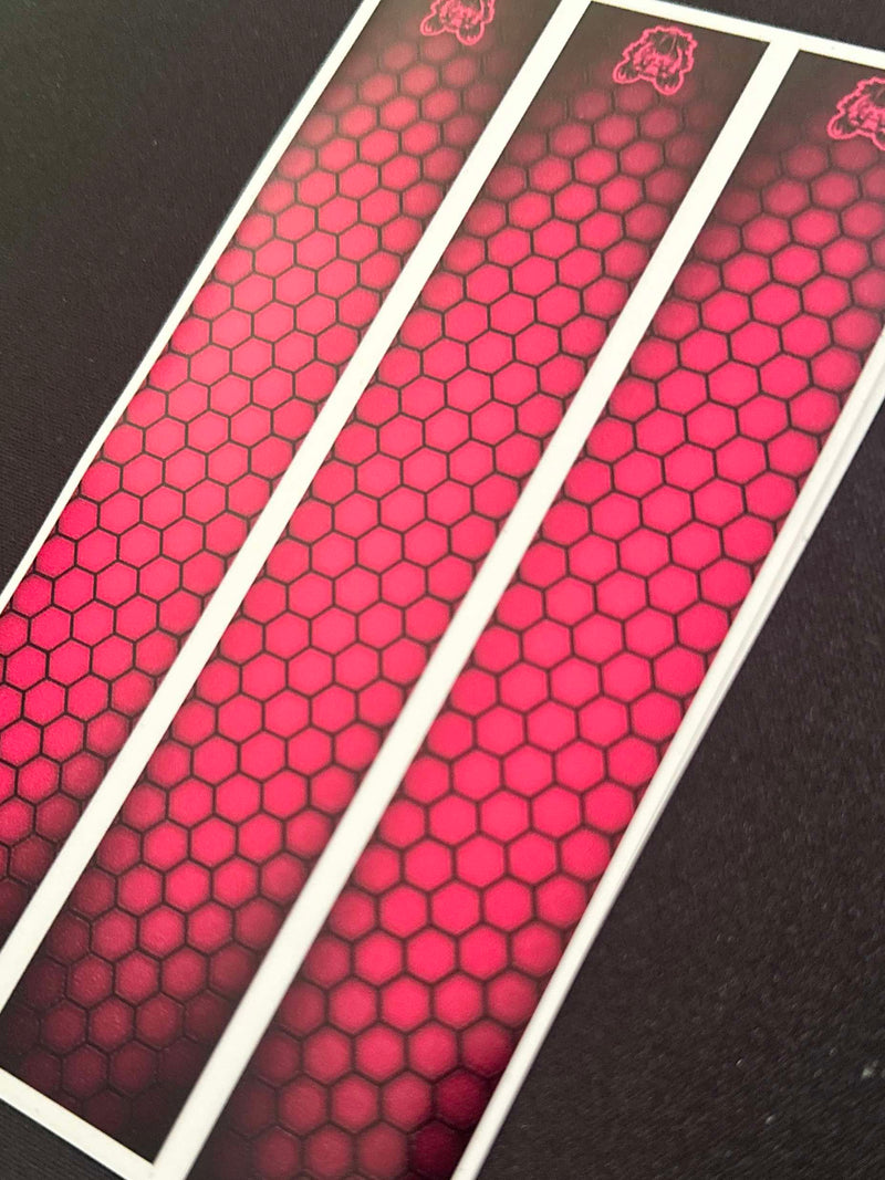 Load image into Gallery viewer, Black Drop Shadow Honeycomb Arrow Wraps
