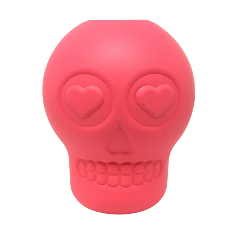 Load image into Gallery viewer, Sugar Skull Dog Chew Toy &amp; Treat Dispenser - USA Made | SodaPup

