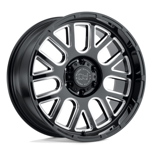 Black Rhino Hard Alloys Pismo Gloss Black W/ Milled Spokes