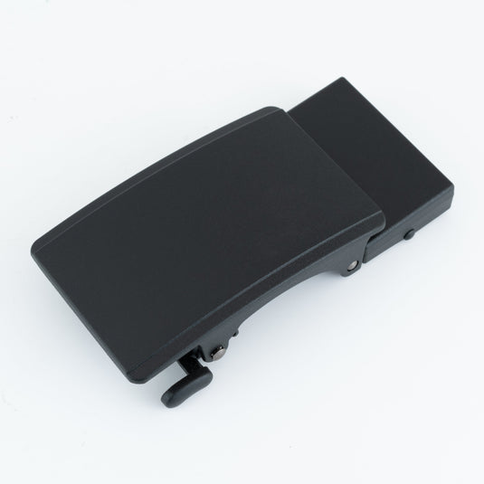 2ND AMEN Gun Belt - Ratchet Track Buckle - Plain Black