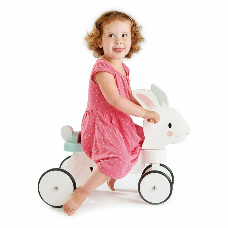 Load image into Gallery viewer, Playful Running Rabbit Ride On by Tender Leaf Toys
