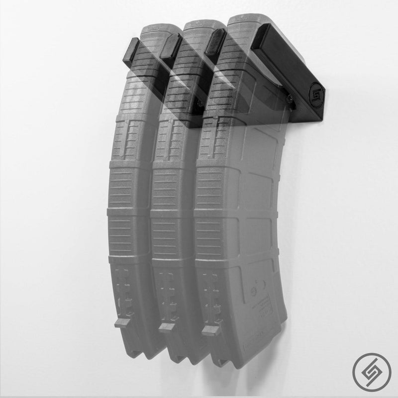 Load image into Gallery viewer, AK-47 PMAG Wall Storage Rack (3 Mag Capacity)
